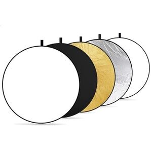 NWOB! NEEWER 43 In/110 cm Light Reflector Diffuser 5 in 1 Collapsible Multi Disc